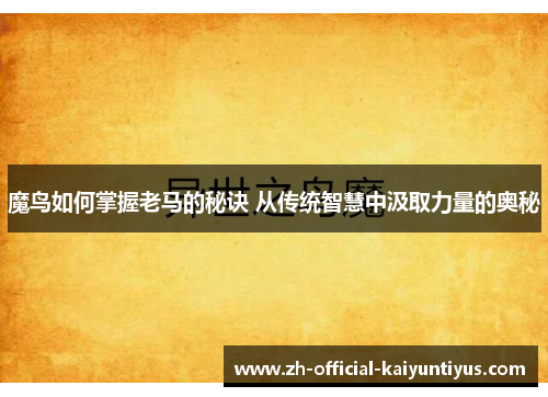 魔鸟如何掌握老马的秘诀 从传统智慧中汲取力量的奥秘